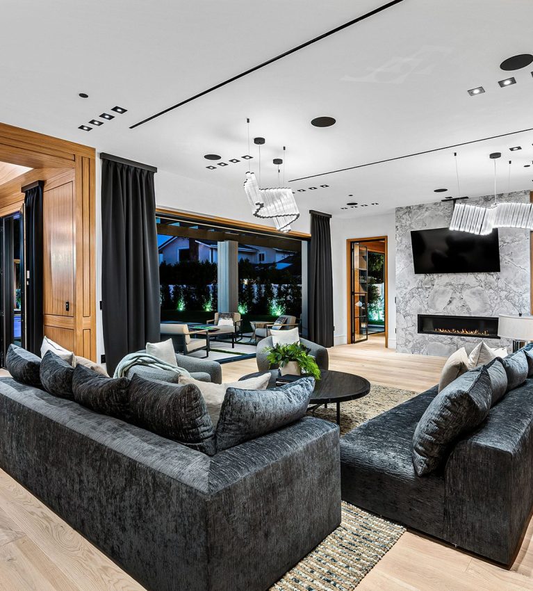 Modern luxurious living room interior design